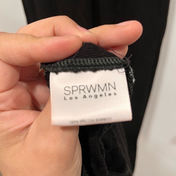 SPRWMN Black TShirt Dress Size Small - Picture 4 of 8